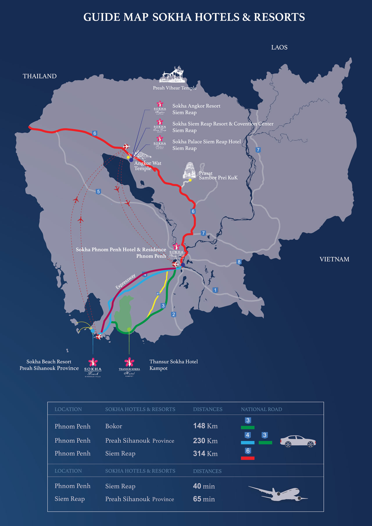 Guide Map Sokha Hotels & Resorts